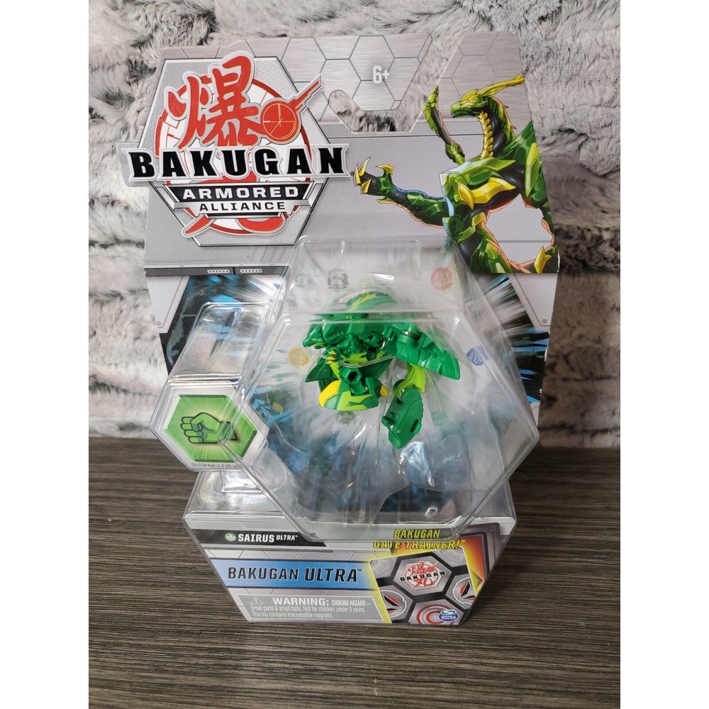 BAKUGAN ARMORED ALLIANCE GREEN VENTUS SAIRUS! GATE‎ CARD! ULTRA RARE! US SELLER